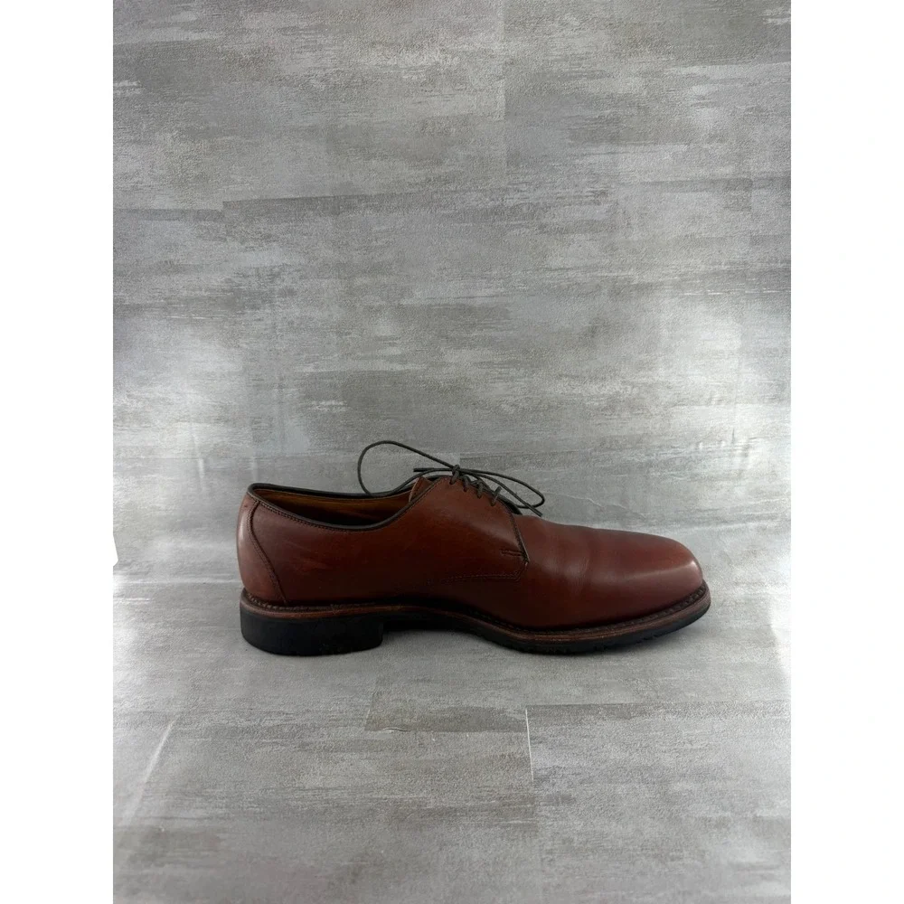 Allen Edmonds Badlands Brown Leather Derby Shoes Men Sz 9.5 E 2952 Made in USA